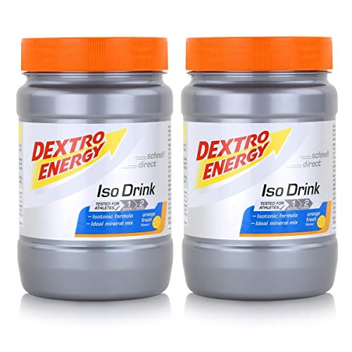 Isotonisches Getränkepulver von Dextro Energy Iso Fast Orange Fresh 440g (2er Pack)