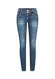 Timezone Damen Enyatz Slim Jeans, Blau (Blue Royal Wash 3065), 28W / 34L EU