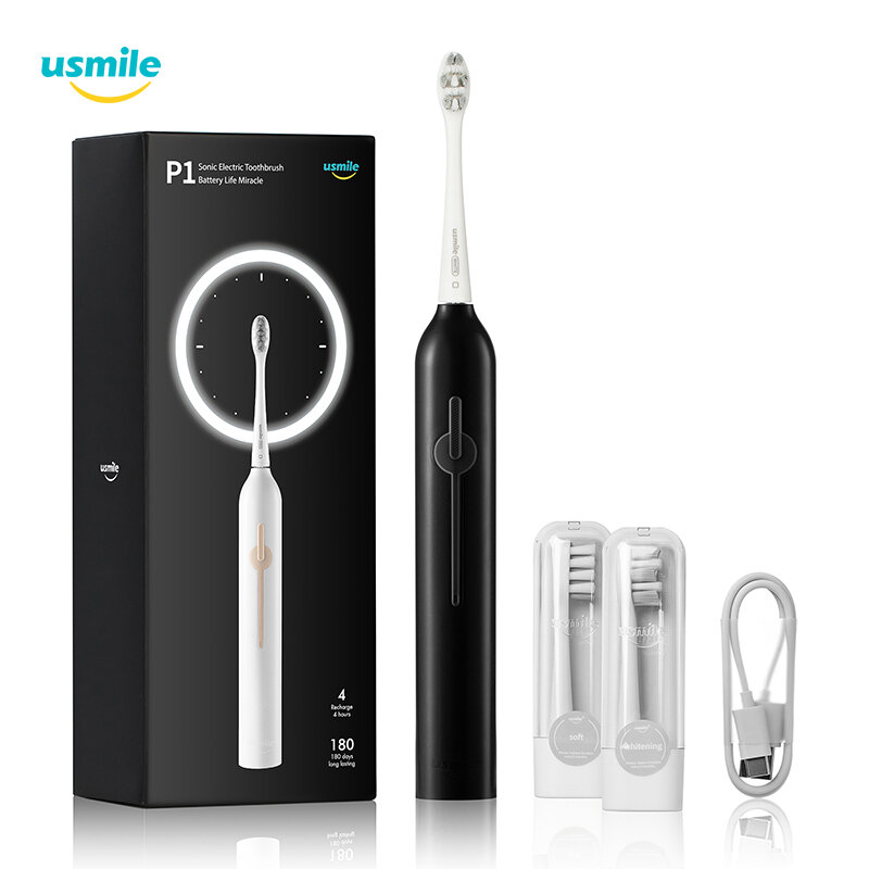 Usmile P1 Elektrische Schallzahnbürste, Ultraschall, automatisch, intelligente Zahnbürste, USB, schnell wiederaufladbar,