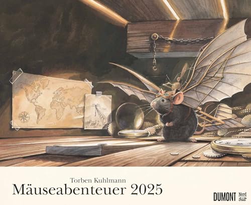 Torben Kuhlmann Mäuseabenteuer 2025 – DUMONT Kinder-Kalender – Querformat 52 x 42,5 cm – Spiralbindung