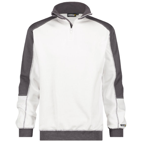 DASSY Sweatshirt BASIEL Weiss/grau Größe: XS Farbe: Weiss