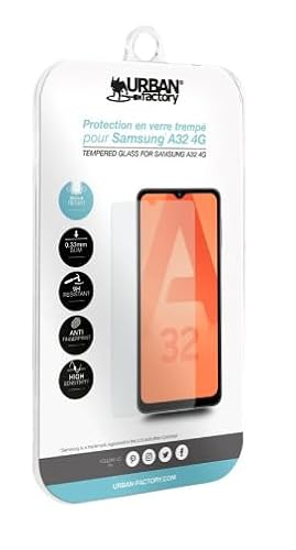 URBAN FACTORY Gehärtetes Glas 9H 2.5D - Samsung A32 4G