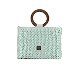 Eferri Damen Aqua Henkeltasche Gr n, Grün, Bolso mano EU