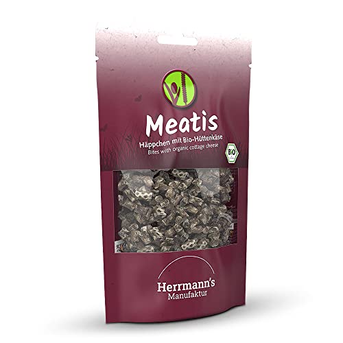 Herrmann's - Meatis Bio Hüttenkäse - 6 x 80g - Snacks - Hundefutter