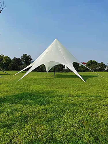 CLP Sternzelt 14M | XL-Sternzelt Für Den Garten I Event-Zelt Mit 14 Meter Durchmesser I Überdachten Zeltfläche Von Ca. 40 M² I In Vielen Farben, Farbe:Creme