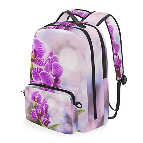 MONTOJ Purple Orchid Campus Rucksack mit abnehmbarer Kreuztasche