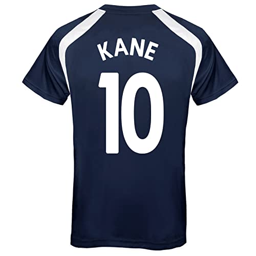 Tottenham Hotspur - Herren Trainingstrikot aus Polyester - Offizielles Merchandise - Geschenk für Fußballfans - Dunkelblau - Kane 10-3XL