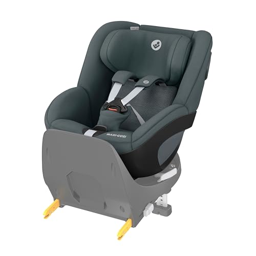 Maxi-Cosi Pearl 360 i-Size, Babyschale, 3 Monate - 4 Jahre (61-105 cm), 360° drehbarer Kindersitz, Drehung mit nur einer Hand, ClimaFlow, Easy-In-Gurt, G-CELL Seitenaufprallschutz, Authentic Graphite