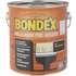 BONDEX Wetterschutzfarbe »Holzlasur für außen«, rio-palisander, lasierend, 2.5l - braun