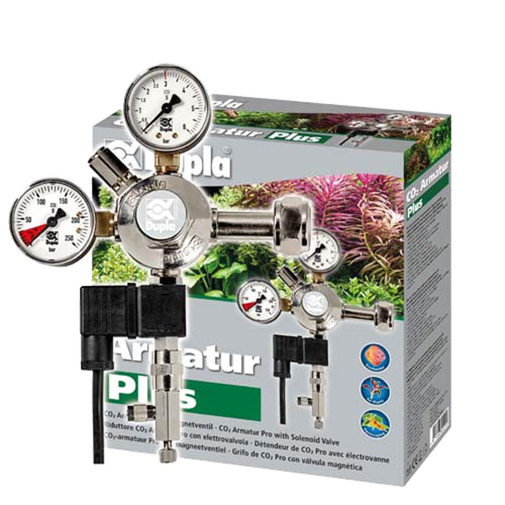 Dupla 80201 CO2 Armatur Plus mit Magnetventil, automatische CO2-Steuerung für Aquarien