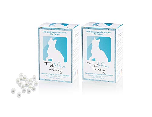 FeliMove Urinary Doppelpack - Ergänzungsfuttermittel für Katzen bei Erkrankungen der unteren Harnwege (Fus/FLUTD) mit einzigartigen Inhaltsstoffen und Vierfach-Schutz.