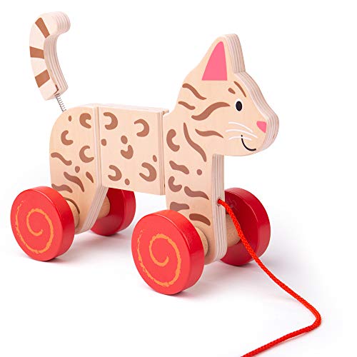 Bigjigs Toys Nachziehtier (Katze)