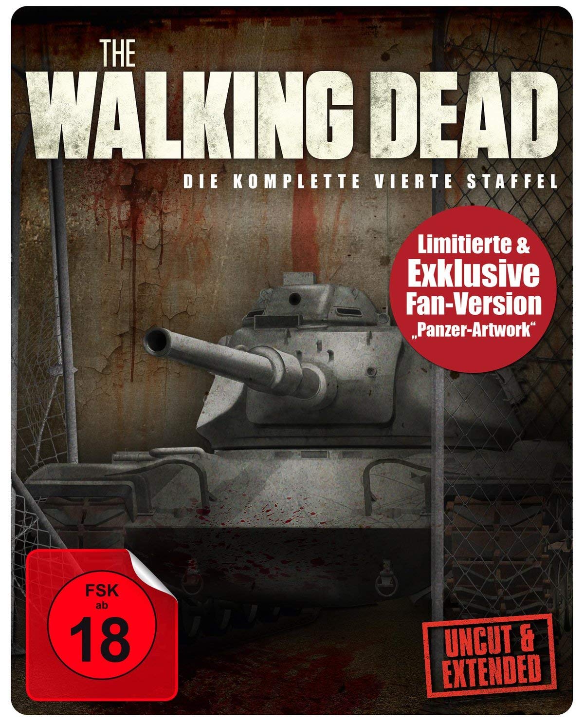 The Walking Dead - Die komplette vierte Staffel - UNCUT & EXTENDED - Limited STEELBOOK [Blu-ray]