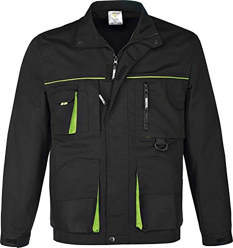 Arbeitsjacke schwarz/grün (XL)