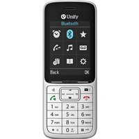 Atos Unify SL6 - Schnurloses Erweiterungshandgerät - mit Bluetooth-Schnittstelle mit Rufnummernanzeige - DECT - Silber (L30250-F600-C518)