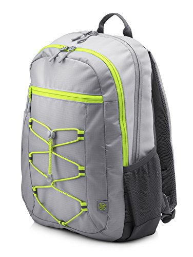 HP Commuter (5EE91AA) Rucksack (gepolstertes Laptopfach bis 15,6 Zoll, Fronttasche, Air-Mesh Schultergurte, Reflektoren) schwarz