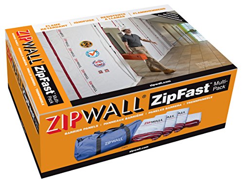 Zipwall ZF10 zipfast wiederverwendbar Barrier Panel für Staub Barrieren, ZFMPR