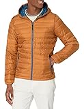 Goodthreads Packable Down with Hood outerwear-jackets, Gold, X-Large