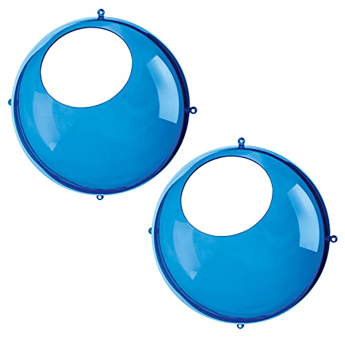 Hängedisplay Orion, 2er-Set, thermoplastic, transparent blau