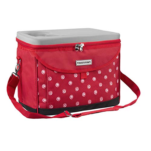 anndora Kühltasche Picknicktasche 22 L rot weiß gepunktet Isotasche Kühlbox