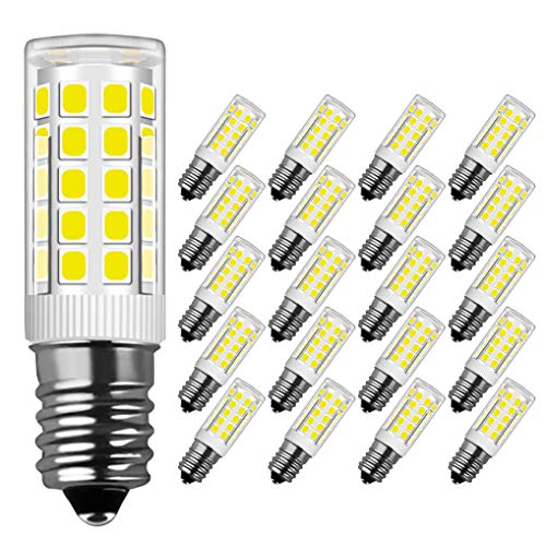 LED Lampe E14, MENTA, 5W Ersatz für 40W Halogen Lampen Kaltweiß 6000K, E14 LED Birnen 330lm AC220-240V, Globaler 360° Abstrahlwinkel, 20er Pack