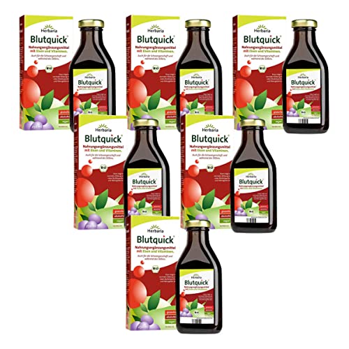 Herbaria - Blutquick bio - 250 ml - 6er Pack