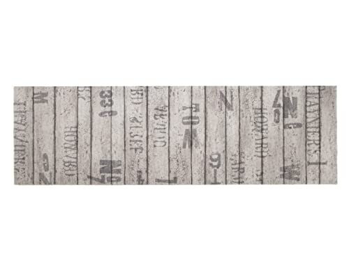 Primaflor Küchenteppich - Hochwertiger Küchenläufer - Robuster Flurteppich - Rutschfester Teppichläufer - 50 x 150 cm - Wood