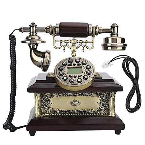 Antikes Telefon, Retro Vintage Klassisches Telefon, Europäisches Retro Festnetztelefon für Home Hotel Schreibtische Schlafzimmer Wohnzimmer mit