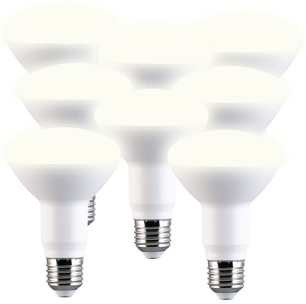 Luminea LED Strahler E27: 8er-Set LED-Reflektoren R80, E27 11 W (ersetzt 120 W) 1050 lm warmweiß (Reflektor Glühbirne E27, LED-Leuchtmittel E27 Reflektor, Deckenleuchte)