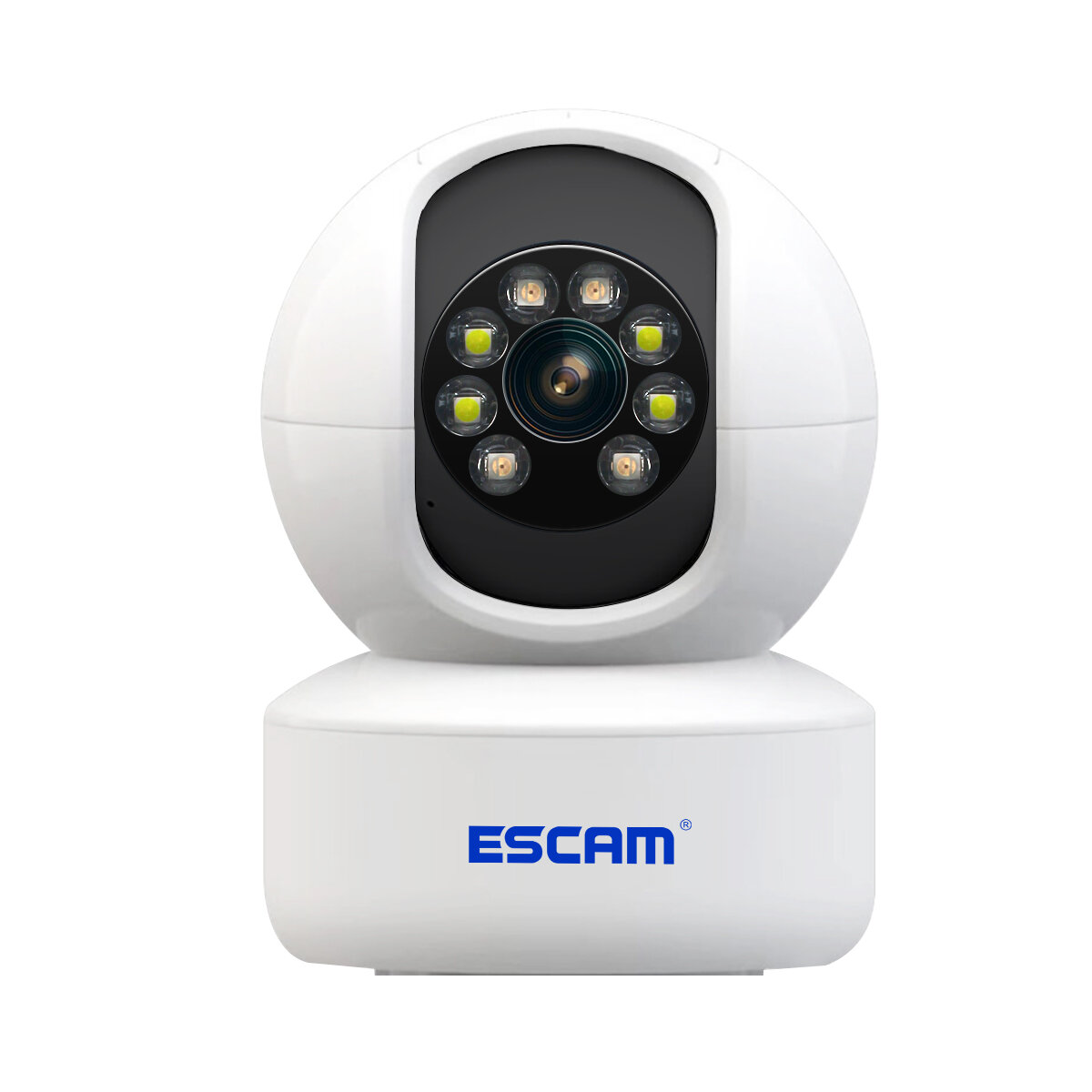 ESCAM QF005 3MP WiFi IP-Kamera 2.4G Wireless PTZ Cam Dual Light Source Bewegungserkennung Zwei-Wege-Gegensprechanlage Na