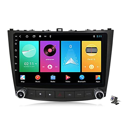 PLOKM Android 11.0 Autoradio GPS Navigation Radio für Lexus is IS200-IS350 2005-2013 mit Navi GPS Carplay Auto Bluetooth DSP WiFi Unterstützung OBD2 SWC WiFi DAB+ OBD2 TPMS RDS USB
