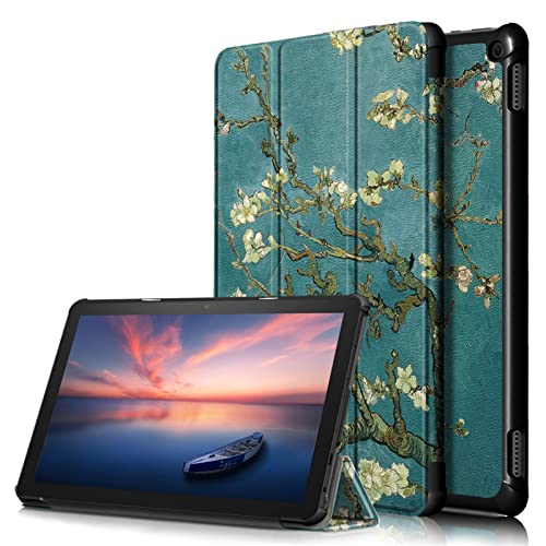 YYSS Hülle für Amazon Kindle Fire HD 10 Tablet (9./7. Generation, 2019/2017 Release), Slim Folding Stand Cover mit Auto Wake/Sleep