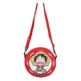 SAKAMI - One Piece - Ruffy - Plüsch/Plush - Umhängetasche/Satchel/Shoulder Bag - 21 cm - original & lizensiert