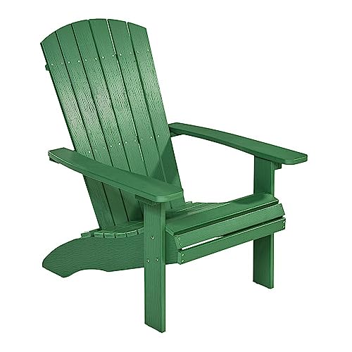 NEG Design Adirondack Stuhl Marcy (grün) Westport-Chair/Sessel aus Polywood-Kunststoff (Holzoptik, wetterfest, UV- und farbbeständig)