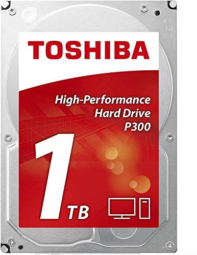 Toshiba P300 1 TB Interne Festplatte (8,9 cm (3,5 Zoll), SATA) schwarz