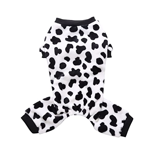 Hundekleidung und Schuhe Winterdruck Haustierkleidung Kuh Haustier Pyjama Haustier Regenmantel Hundejagd Shirt