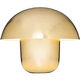 Kare Design Tischleuchte Mushroom, Gold, Tischleuchte, Tischlampe, Stahlgestell, 44x50x50 cm (H/B/T)