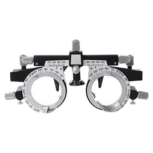 BIlinli Optische Nachlauflinsenfassung Brille Titanlegierung Universal Einstellbares Zubehör Optometrie Augenarzt Testrahmen Nachlauflinsenfassung