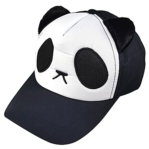Kangqifen Panda-Baseballkappe, lässig, niedlich, Cartoon-Tierhut für Damen, Herren und Kinder Gr. One size, Erwachsene