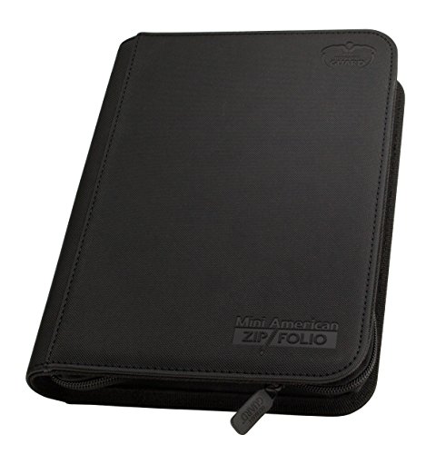 Ultimate Guard UGD010479 - Mini American 9-Pocket Zip Folio Xeno Skin, schwarz
