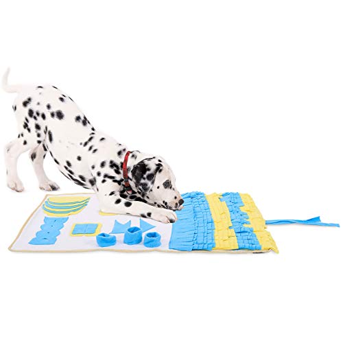dibea Schnüffelteppich für Hunde Suchteppich Trainingsmatte (L) 100 x 60 cm