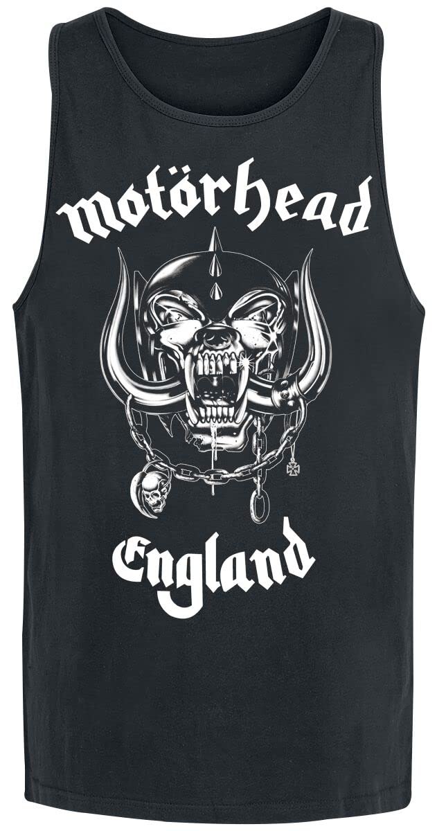 Motörhead England Männer Tank-Top schwarz XL 100% Baumwolle Band-Merch, Bands