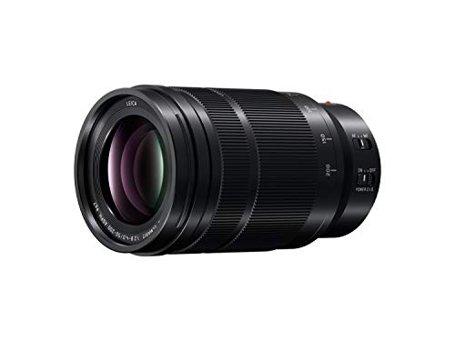 Panasonic H-ES50200E9 Leica DG Vario-Elmarit Kamera Objektive (50-200mm/F2.8-4.0, Premium Telezoom, Dual I.S., Staub und Spritzwasserschutz, schwarz)