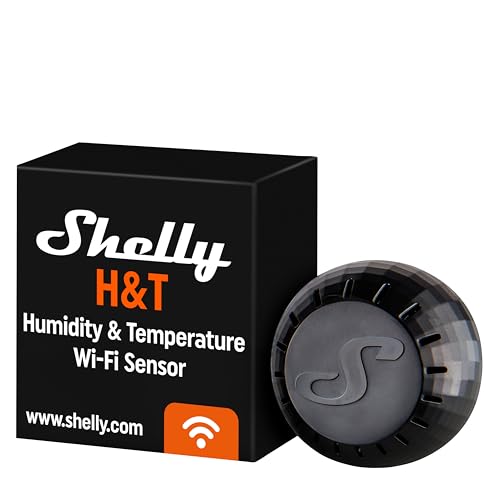 Shelly H&T Temperatur und Feuchte Sensor (Schwarz)