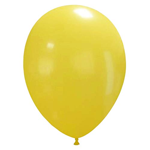 Event Kauf 25-1000 STK. Luftballons Metallic / Standard, Ø ca. 27 cm, Helium (500 Stück, Standard Nr.24: Gelb)