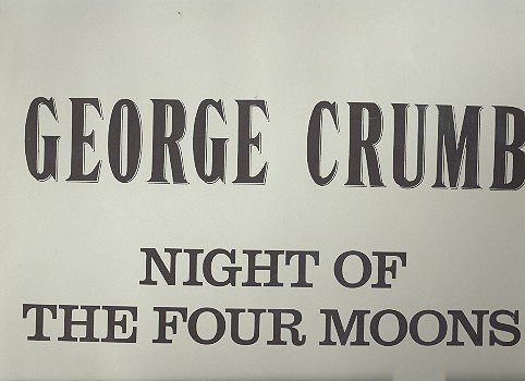 Night of the four Moons: alto, alto flute (doubling piccolo), banjo,