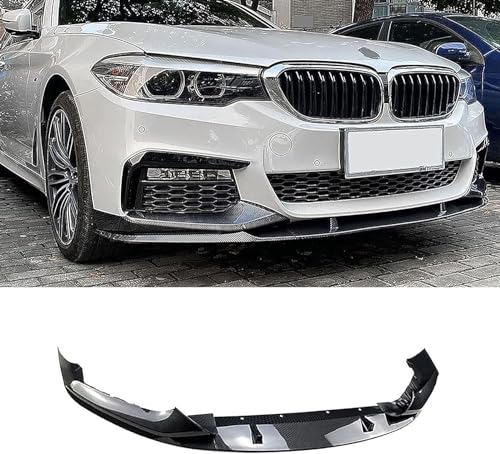 Auto Frontstoßstangen Lippe Spoiler für BMW 5 Series G30 M Sport 2018 2019 2020, Front Spoiler Lippe Splitter Diffusor Stoßfänger Styling Antikollision Zubehör