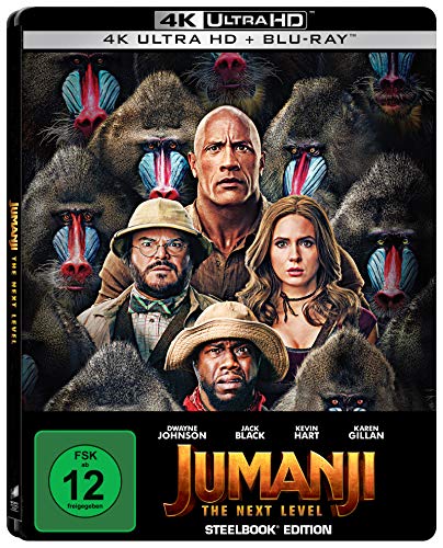 Jumanji: The Next Level - Steelbook 4K Ultra-HD [Blu-ray]