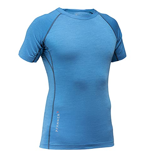 Pfanner Merino Tencel Shirt Kurzarm 101737, Farbe:blau, Größe:XL