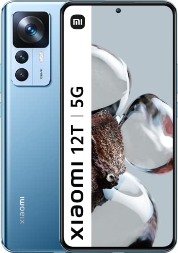Xiaomi L12A 12T Smartphone, 8 GB RAM + 128 GB UFS, AMOLED Display 120 Hz, Hellblau